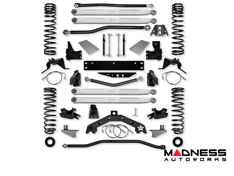 Jeep Wrangler JK Lift Kit - Rock Krawler - X Factor X2 Pro - Long Arm w/ 6in Rear Stretch - Stage 1 - `07-`18